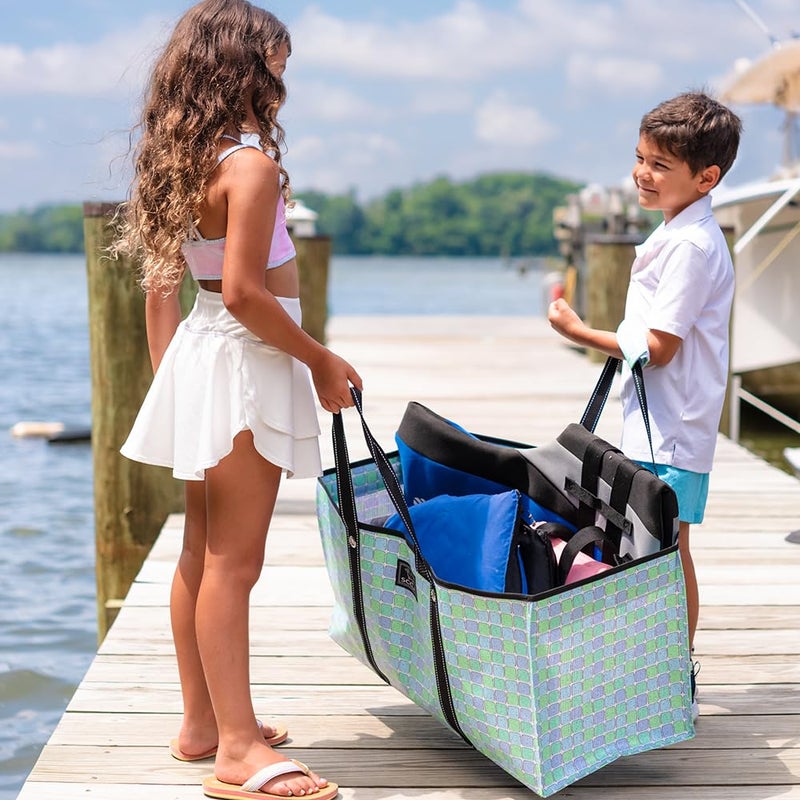 SCOUT Errand Boy - Extra Large Lightweight Utility Tote with Breakaway Zipper - Collapsible Grocery and Market or Beach Tote - Image 5